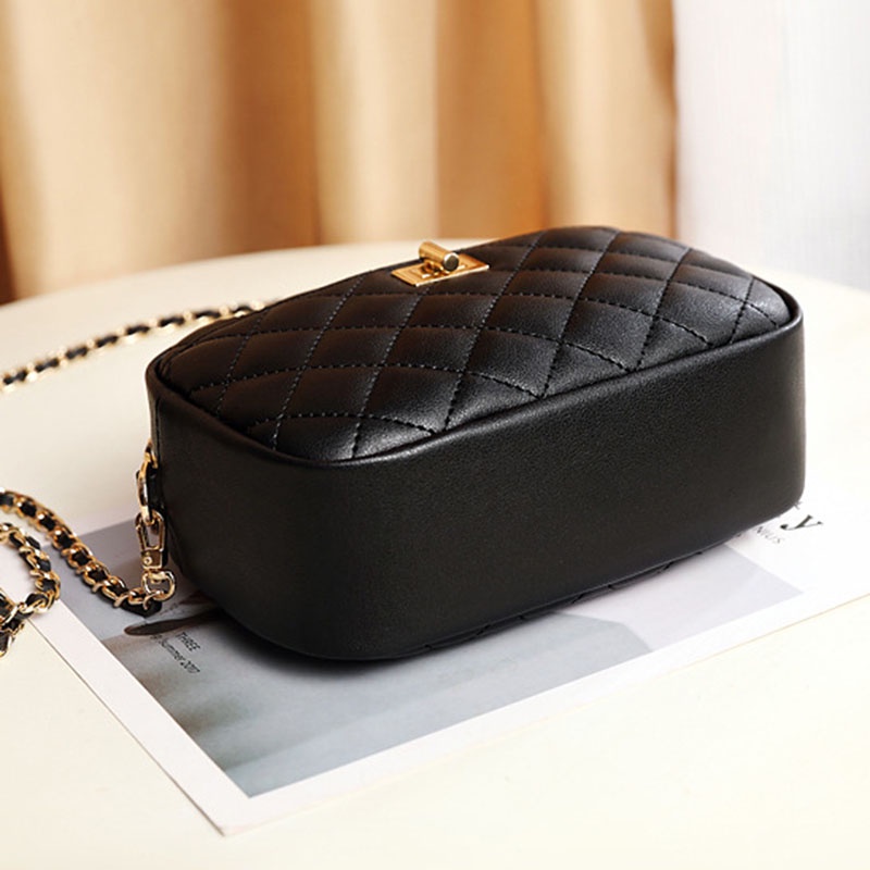 Túi Đeo Chéo Đính Kim Cương Giả Phong Cách Hàn Quốc Cho Nữ