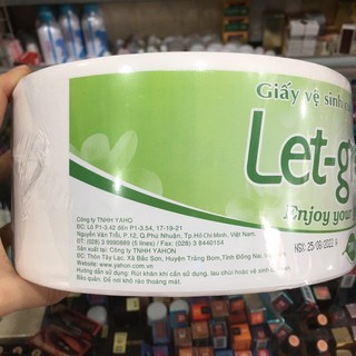 GIẤY VỆ SINH CUỘN LET-GREEN 700G