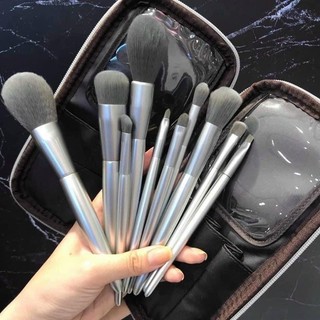 bộ cọ bạc 14 cây có bao da đựng cọ