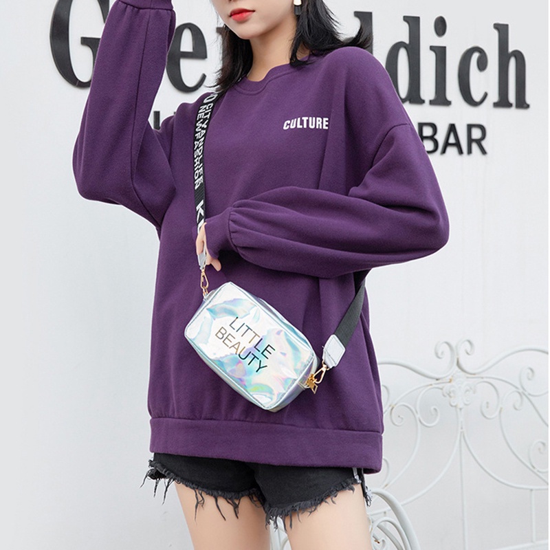 Mobile Túi Đeo Chéo Đựng Điện Thoại / Tiền Xu Màu laser JP5 Phong Cách Hàn Quốc Thời Trang Cho Nữ