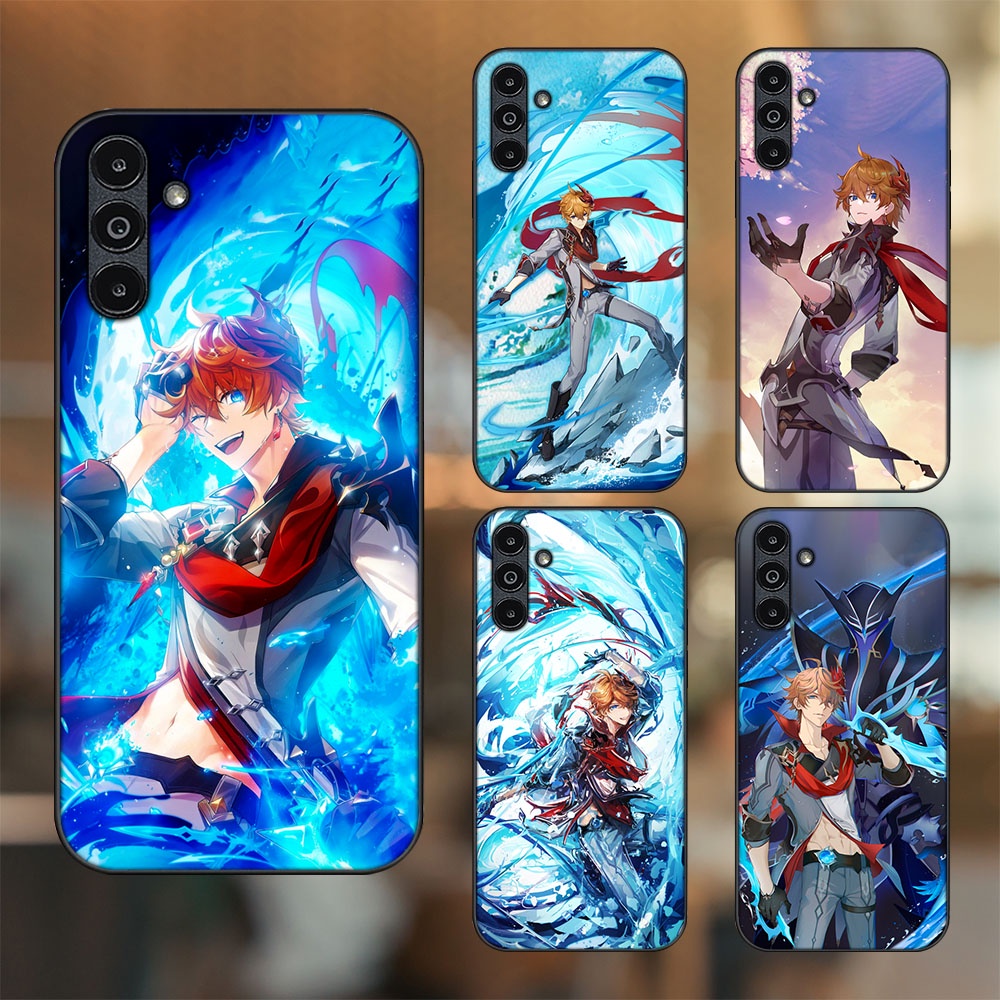 Ốp lưng Samsung A04s viền đen in hình Tartaglia Childe Genshin Impact