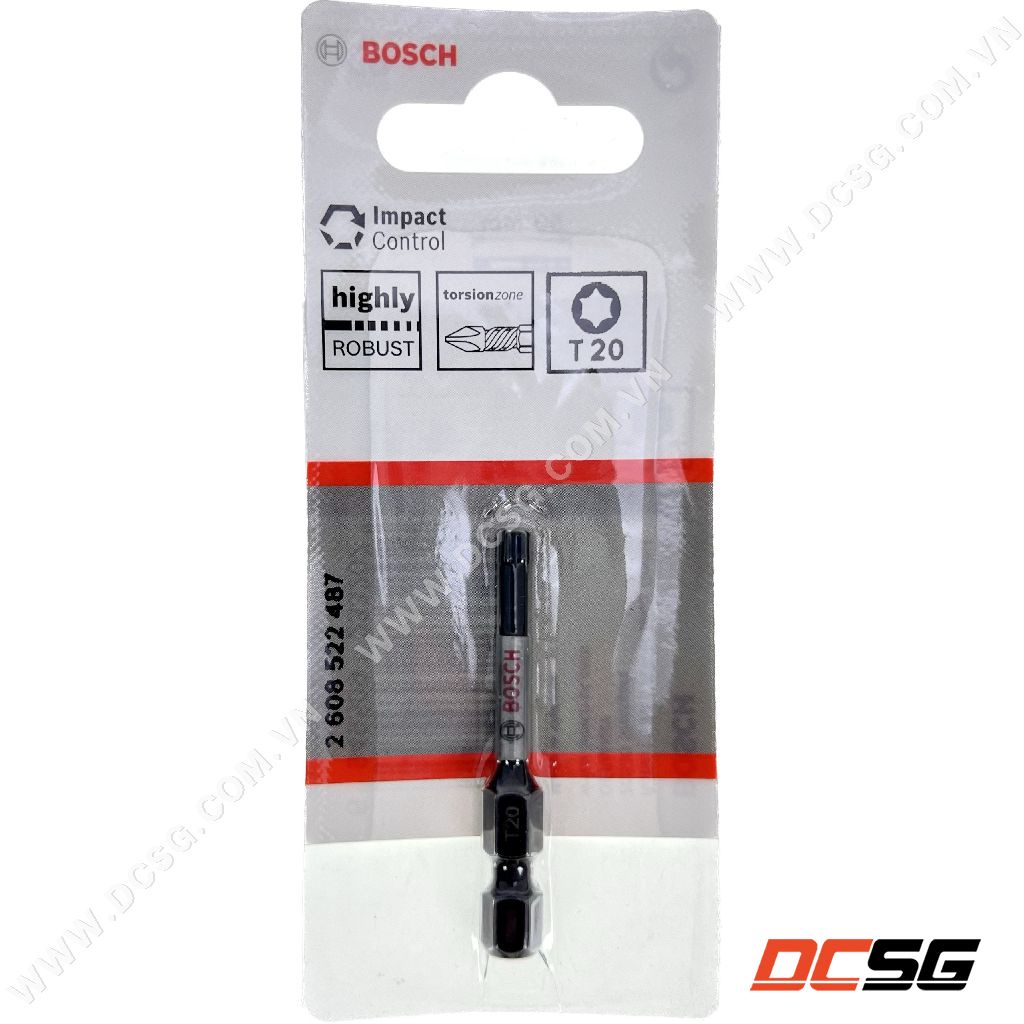 Mũi vít 1 đầu bake và hoa thị 1 đầu dài 50mm Power Bit Bosch | DCSG
