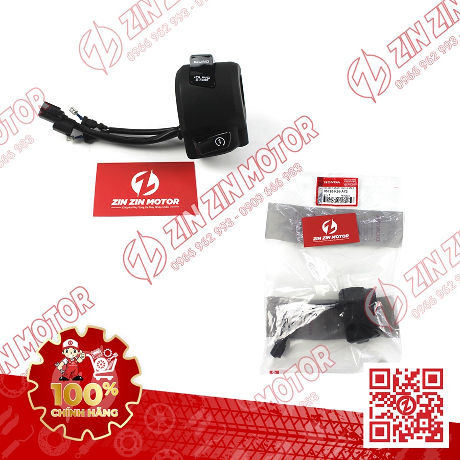 Cùm Công Tắc Vario 150 K59J , Vario 125 K60R , Click 150i 2018 , Click 125i 2018 Trái Phải Chính Hãng