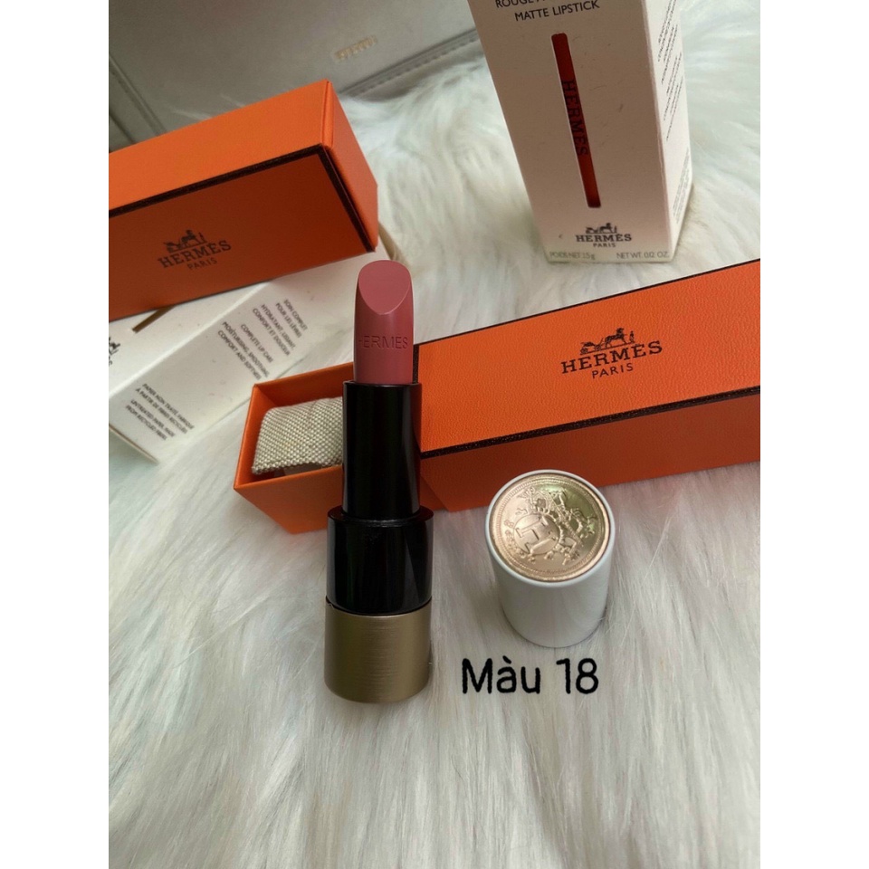 Son Hermes Rouge Casaque Lên Tone Màu Cực Sáng Da, Lâu Trôi, Căng Mọng Môi