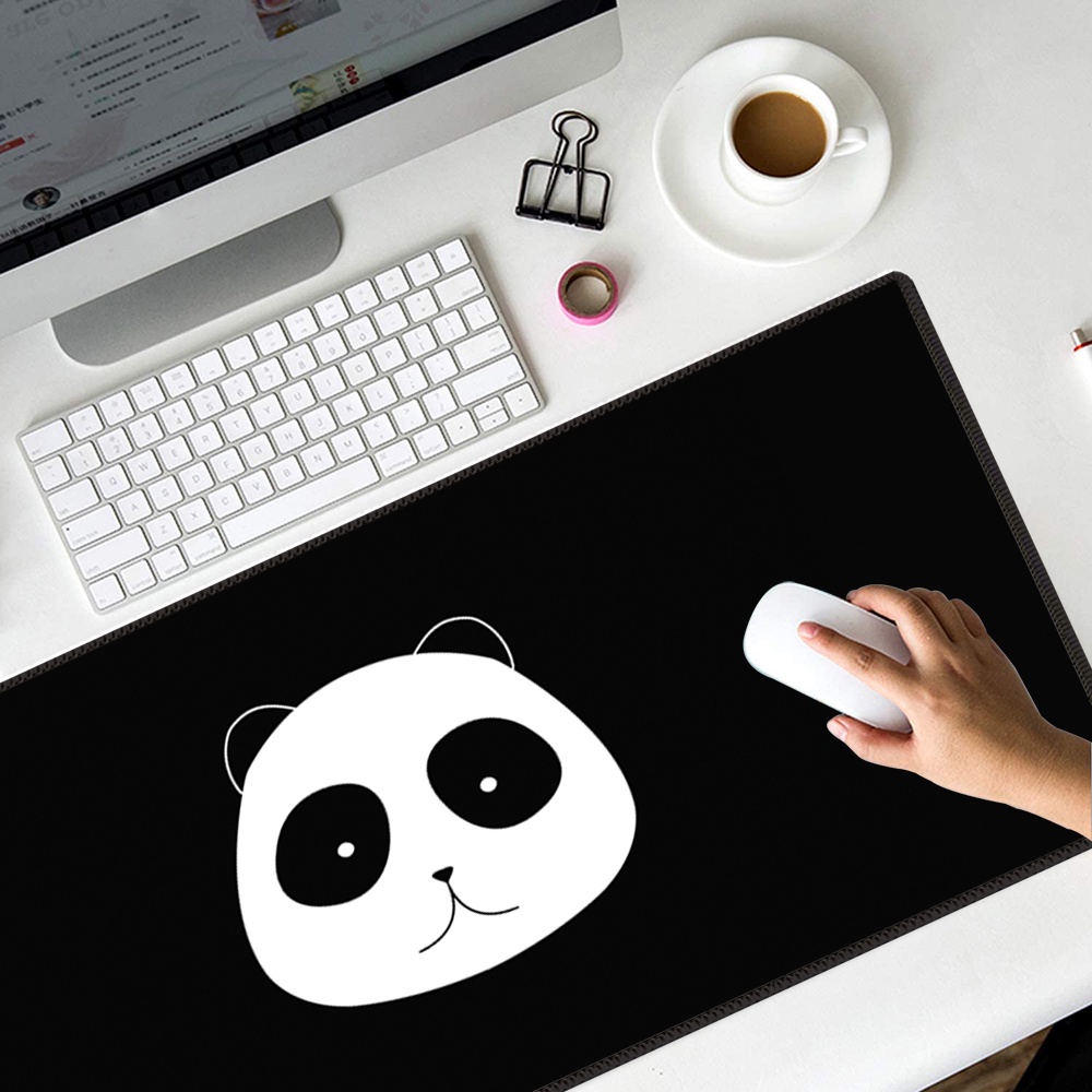 Miếng Lót Chuột Và Bàn Phím Hình Gấu Trúc Dễ Thương