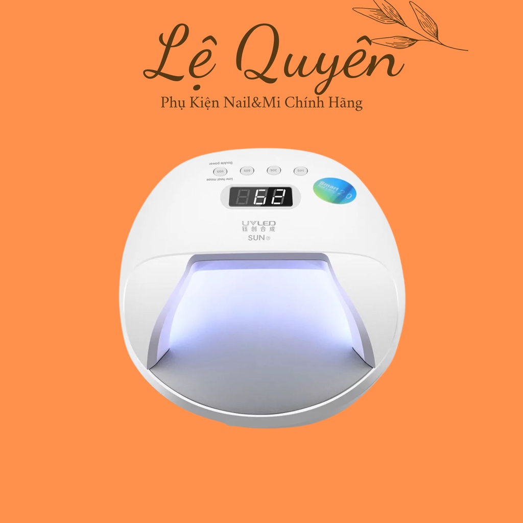 Máy Hơ Gel Tích Điện Sun7 Chính Hãng_Máy Hơ Sun 7 48W 30 Đèn LED UV