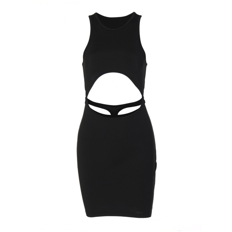 Đầm Ôm Dáng Khoét Cổ Thuyền Phong Cách Quyến Rũ Dành Cho Nữ