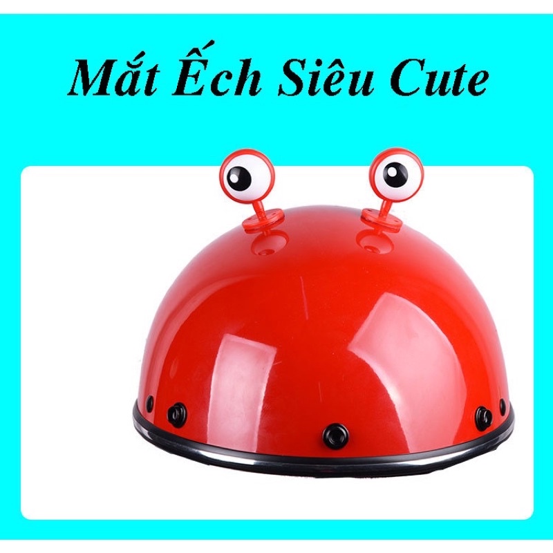 Mắt ếch mắt cua gắn mũ bảo hiểm siêu độc lạ