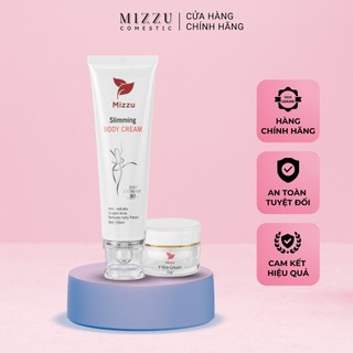 Kem siết eo - kem tan mỡ Mizzu 150g + tặng kèm kem thon mặt Vline