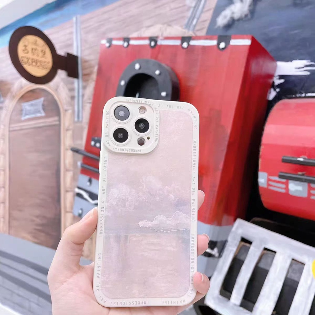 Ốp Điện Thoại TPU Hình Đám Mây Cho iPhone 14 14pro 14Plus 14prm iPhone 13 13prm iPhone 11 7Plus 8Plus Xr XS 12 Pro Max