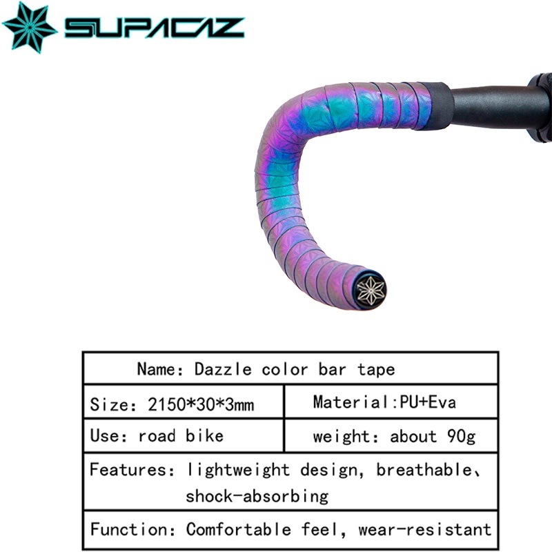 Supacaz Băng Quấn Tay Lái Xe Đạp Bằng Da Chất Lượng Cao