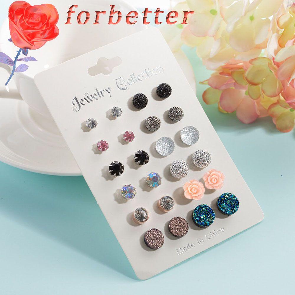 12 Đôi khuyên tai tròn nhiều thiết kế xinh xắn