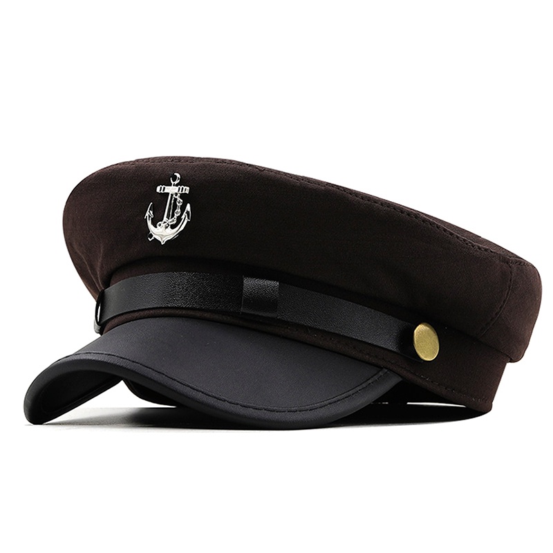 Gdt Mũ Beret Phẳng Phong Cách Quân Đội Vintage Thường Ngày Cho Nam Và Nữ