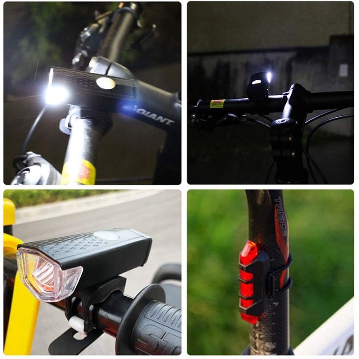 ĐÈN LED ÁNH SÁNG TRẮNG 3 CHẾ ĐỘ TÙY CHỈNH DÙNG GẮN TRÊN TAY XE ĐẠP LÀM ĐÈN PHA SIÊU SÁN