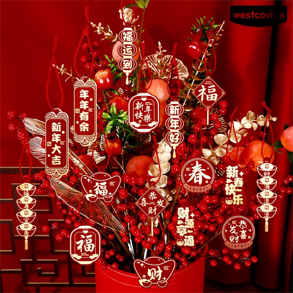 [Hot]☃1 Set Dây Đeo Trang Trí Năm Mới Bắt Mắt