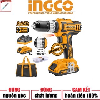 Ingco máy khoan búa dùng pin 20v cidli2002