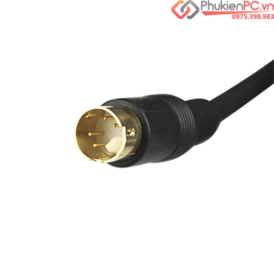 Dây cáp 4pin SVideo chân tròn kết nối S-Video sang S-Video dài 20M dùng cho máy Siêu âm nội soi, hình ảnh sắc nét