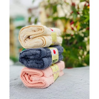 Khăn mặt sợi tre xuất Nhật (28x50cm), Set 3