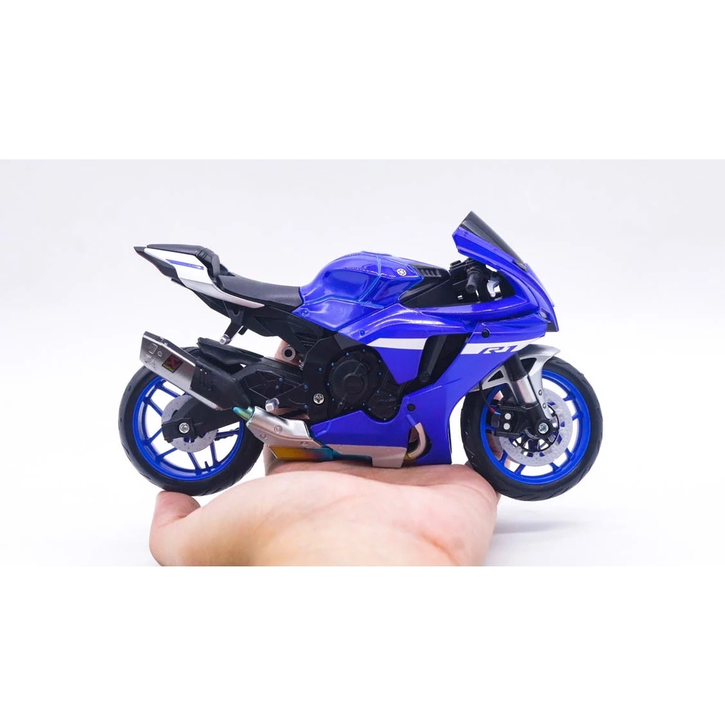 Mô hình xe mô tô Yamaha YZF-R1 2021 độ cơ bản 1:12 Autono1 D252
