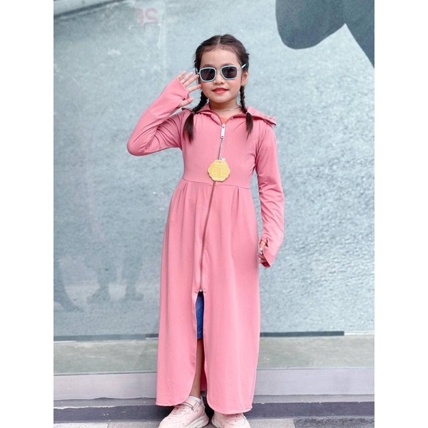 Áo Chống Nắng Toàn Thân Cho Bé Vải Thông Hơi Kim Cương