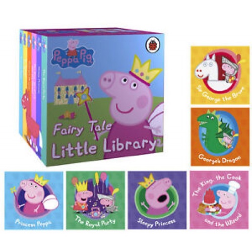 Sách thiếu nhi tiếng Anh - Peppa Pig: Fairy Tale Little Library bìa cứng