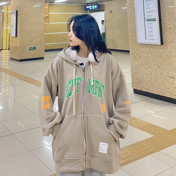 Áo Hoodie Zip Mcvf Nfnt Unisex Tongkhoanhtu1801 👉 Mũ Rộng Dáng Suông Oversize In 5D Nam Nữ