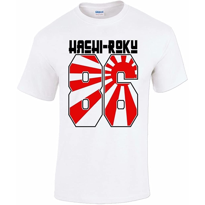 Áo Thun Thể Thao 100% Cotton In Hình Xe Hơi Mặt Trời Lặn Nhật Bản Yillin6 Hachi Roku 86 Thời Trang Cho Nam