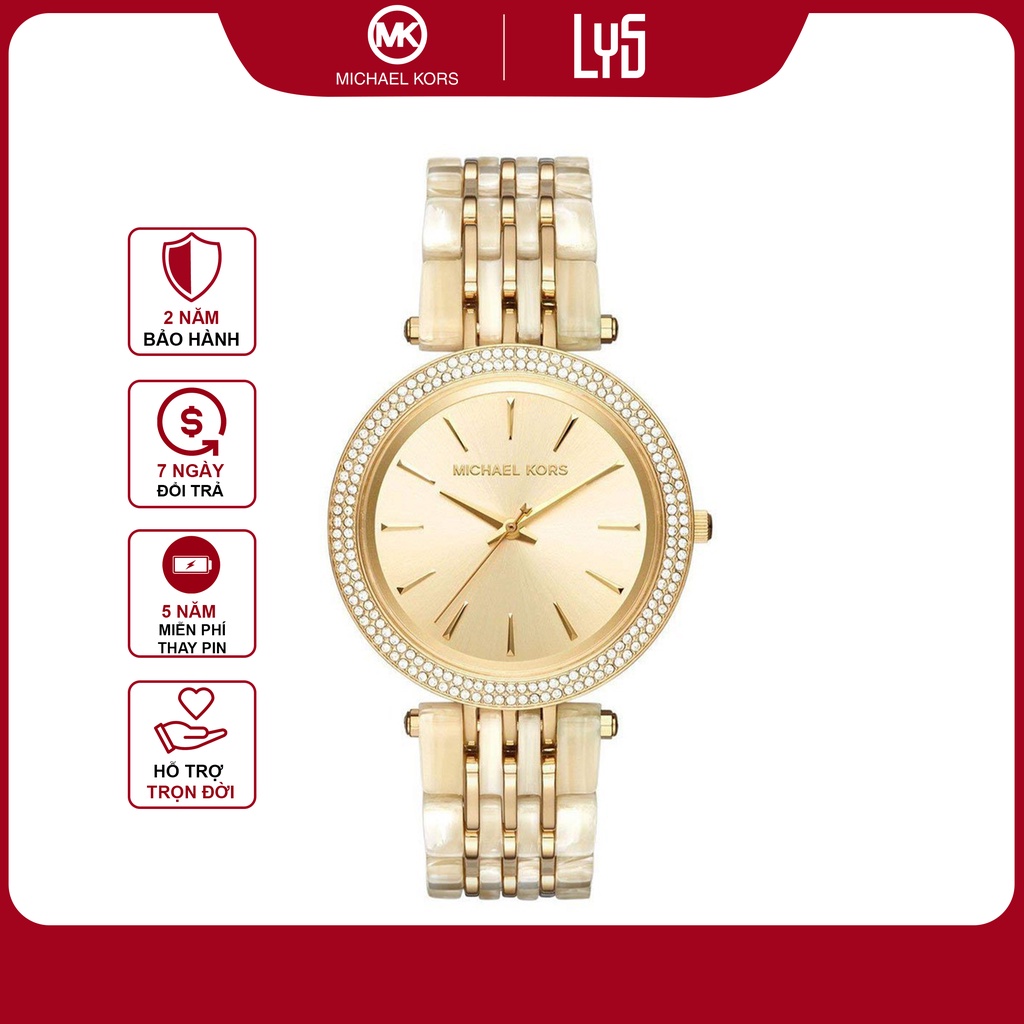 Đồng hồ nữ Michael Kors Camille Mini Gold MK3365 Full Box