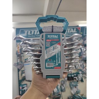 6-22mm bộ cờ lê 2 đầu miệng 8 chi tiết total tht102386