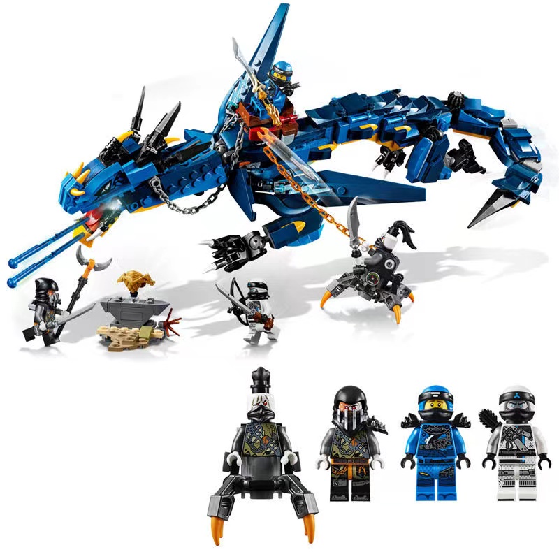 567pcs Le.go Ninjago rồng Dragon Stormbringer Block Toys