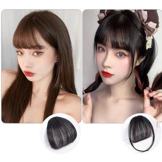 Tóc mái thưa tóc thật