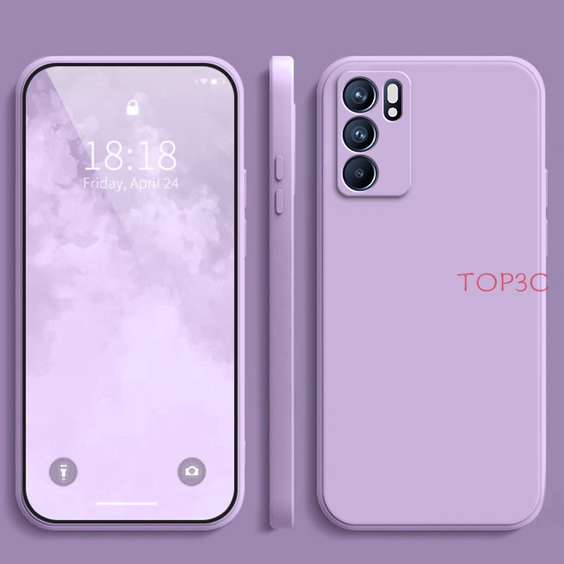 Ốp Điện Thoại Màu Trơn Cho Oppo Reno 6 5G / Reno 6Z / 7 / 7z / 7 Pro / Reno 8 4g Reno 8z YT