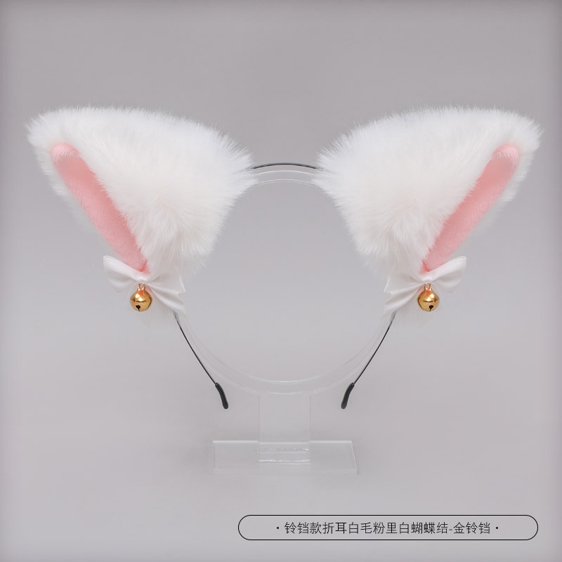 Băng Đô Tai Mèo Bông Dễ Thương Phong Cách Lolita Nhật Bản