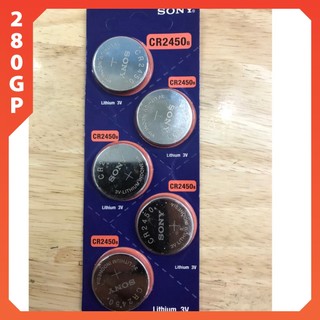 Pin CR2450 CR2430 Sony vỉ 1, 2 viên và Vỉ 5 viên pin cúc áo Sony  CR 2032 / CR 2025...