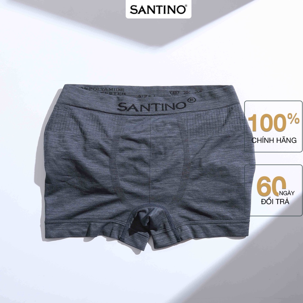 Quần lót nam Boxer co giãn thoải mái, thông thoáng SANTINO