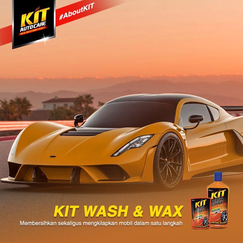 KIT WASH & WAX - XÀ BÔNG RỬA XE PHỦ BÓNG NƯỚC SƠN