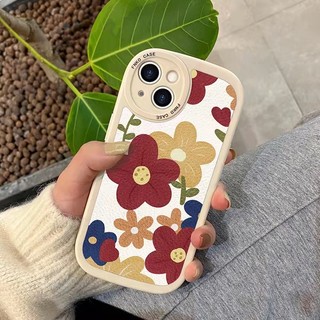 Ốp điện thoại TPU mềm in hoa đơn giản thích hợp cho iPhone 3 13pro 13prm 11 7Plus 8Pl