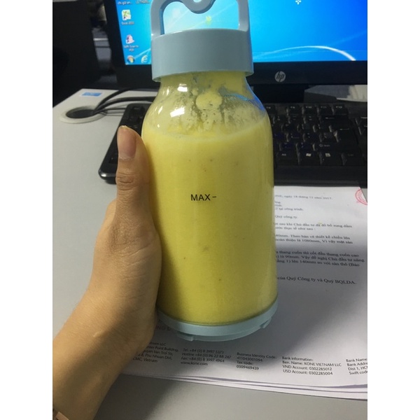 Máy xay cầm tay MEET JUICE hàng loại 1 - Máy say mini kèm cốc tiện lợi