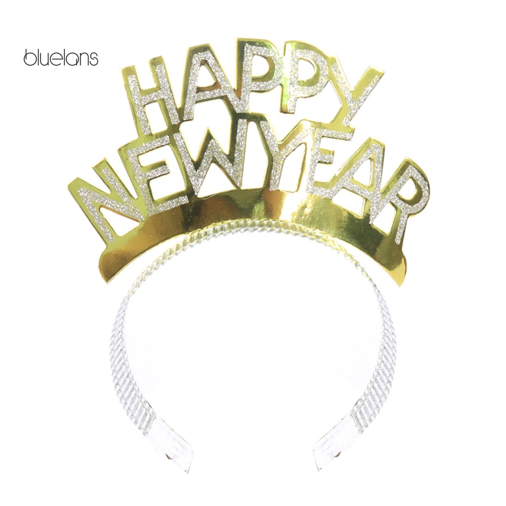 Băng Đô Cài Tóc Họa Tiết Chữ Mừng Năm Mới / Giáng Sinh