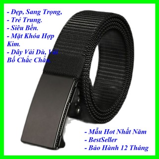 Thắt lưng nam vải dù, vải bố, dây nịt nam - Thắt lưng nam vải dù 125cm