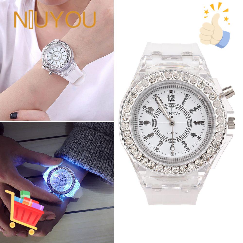 Đồng Hồ Đèn LED Phát Sáng Cho Nữ Sinh|Đồng Hồ Đeo Tay Thời Trang