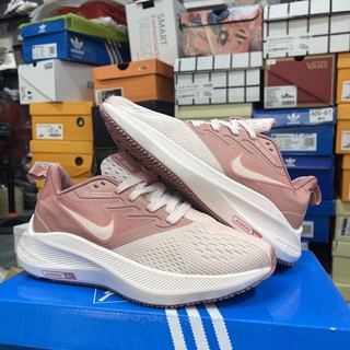 Giầy thể thao nữ running chất xịn gót hồng full box