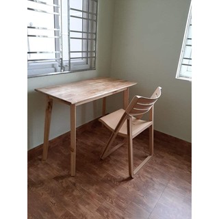 Bàn làm việc gỗ tự nhiên 50x100