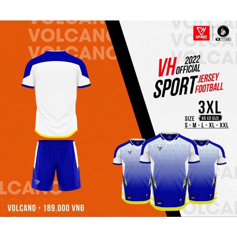 BỘ QUẦN ÁO BÓNG ĐÁ V-H SPORT - VOLCANO 2022