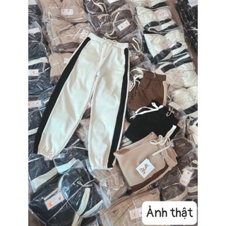 Quần Jogger Nữ chất nỉ tăm dày dặn, Quần Nữ Thu Đông,mặc ấm quần thu đông