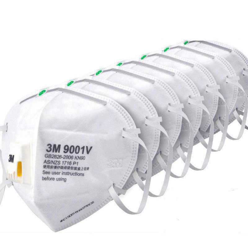 Combo 10 cái khẩu trang nhập khẩu 3M 9001V 9501v+ cao cấp,chính hãng, có van thở, kháng khuẩn,chống 