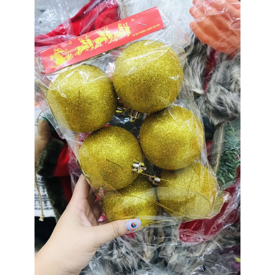CHÂU KIM TUYẾN 8CM TRANG TRÍ NOEL