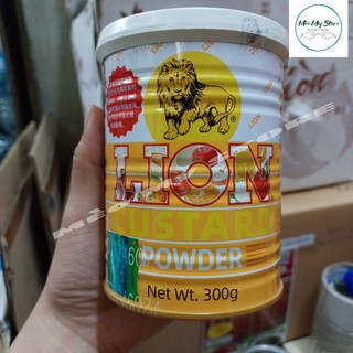 Bột sư tử, bột lion custard lon 300gram