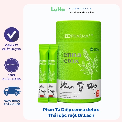 Phan Tả Diệp senna detox Thải độc ruột Dr.Lacir, hỗ trợ tiêu hóa, giảm mụn, giảm nám, giảm sạm da, luhacosmetics | BigBuy360 - bigbuy360.vn