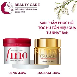 Kem Ủ Tóc Phục Hồi Tóc Hư Tổn Tsubaki Premium Repair Mask 180g - Fino 230g